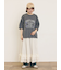 クロス刺繍ロゴプリントTシャツ