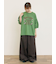 クロス刺繍ロゴプリントTシャツ