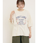 クロス刺繍ロゴプリントTシャツ