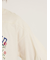 クロス刺繍ロゴプリントTシャツ
