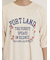 クロス刺繍ロゴプリントTシャツ