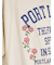 クロス刺繍ロゴプリントTシャツ