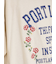 クロス刺繍ロゴプリントTシャツ