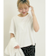 ◎レース刺繍Tシャツ