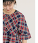 ◎チェック柄前後2WAYブラウス