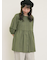 ◎綿麻袖フリルブラウス