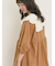 ◎綿麻袖フリルブラウス