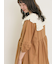 ◎綿麻袖フリルブラウス