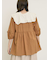 ◎綿麻袖フリルブラウス