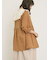 ◎綿麻袖フリルブラウス