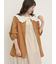 ◎綿麻袖フリルブラウス