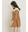 ◎綿麻袖フリルブラウス