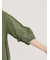 ◎綿麻袖フリルブラウス