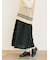 【Cross×Linen】ラップ風スカート