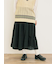 【Cross×Linen】ラップ風スカート