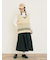 【Cross×Linen】ラップ風スカート