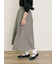 【Cross×Linen】ラップ風スカート