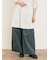 ツイル裾ダブルワイドパンツ