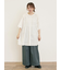 ツイル裾ダブルワイドパンツ