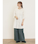 ツイル裾ダブルワイドパンツ