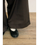 ツイル裾ダブルワイドパンツ
