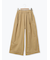 ツイル裾ダブルワイドパンツ