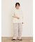布帛ギャザー貼りカットソー