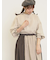 【Cross×Linen】ピンタックブラウス