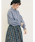 【Cross×Linen】ピンタックブラウス