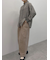 【Cross×Linen】ピンタックブラウス