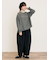ビッグ襟羽織ブラウス