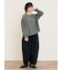ビッグ襟羽織ブラウス