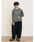 ビッグ襟羽織ブラウス