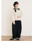 ビッグ襟羽織ブラウス