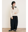 ビッグ襟羽織ブラウス