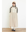 【S/Mサイズ】レース貼りノースリワンピース