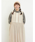 【S/Mサイズ】レース貼りノースリワンピース