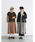 【WEB限定】胸元配色花柄ワンピース