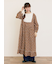 【WEB限定】胸元配色花柄ワンピース