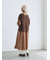 【WEB限定】胸元配色花柄ワンピース