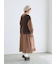 【WEB限定】胸元配色花柄ワンピース