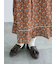 【WEB限定】胸元配色花柄ワンピース