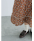 【WEB限定】胸元配色花柄ワンピース