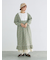 【WEB限定】胸元配色花柄ワンピース