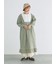 【WEB限定】胸元配色花柄ワンピース
