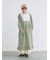 【WEB限定】胸元配色花柄ワンピース