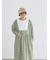 【WEB限定】胸元配色花柄ワンピース