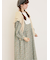 【WEB限定】胸元配色花柄ワンピース