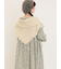 【WEB限定】胸元配色花柄ワンピース