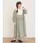 【WEB限定】胸元配色花柄ワンピース